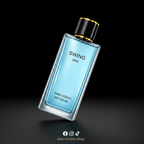 Perfume bottle labeled 'SWING MEN' by INND SCENTS on a black background